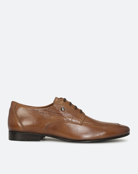 Louis Philippe Round-Toe Lace-Up Casual Shoes