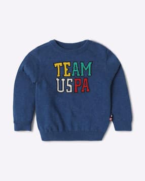 u.s. polo assn. Brand-Knit Sweater with Ribbed Hem-picture-13