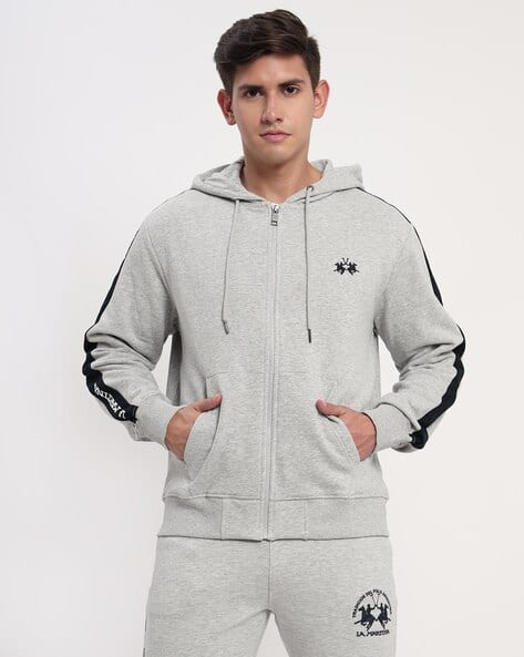 Ajio La Martina Kapuzenpullover Green Bubble Jacket Mens Online