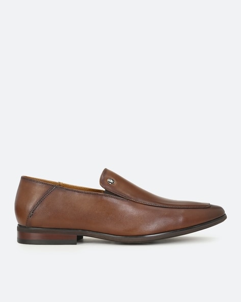 Louis Philippe Round-Toe Slip-On Casual Shoes