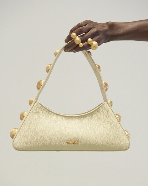 Buy Cult Gaia Bijan Shoulder Bag Off White Color Women AJIO LUXE