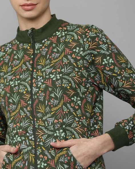 Buy Olive Green Sweatshirt & Hoodies for Women by ALLEN SOLLY Online