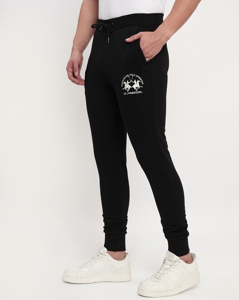 U.S. POLO ASSN. Solid Men Black Track Pants - Buy U.S. POLO ASSN. Solid Men  Black Track Pants Online at Best Prices in India