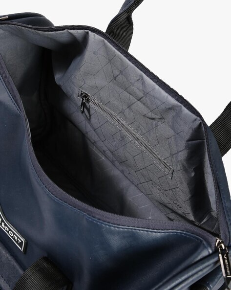 Lavie Duffle Bags : Buy Lavie Sport Captain 32L Synthetic Leather Unisex Travel  Duffle Bag (Black) Online