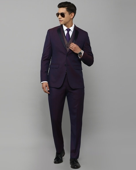 Selected Homme Slim Fit Purple Suit Trousers