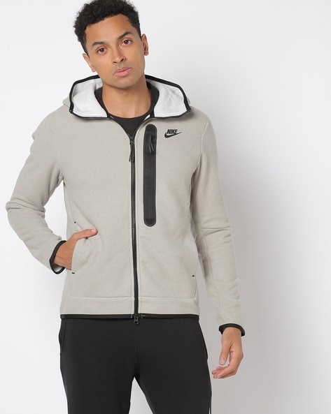 Nike hoodie with zipper 2024 pocket