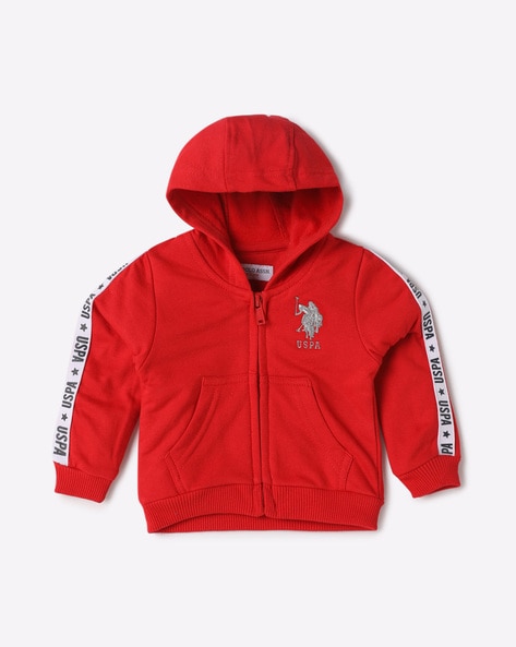 Buy Red Sweatshirts Hoodie for Girls by U.S. Polo Assn. Online Ajio