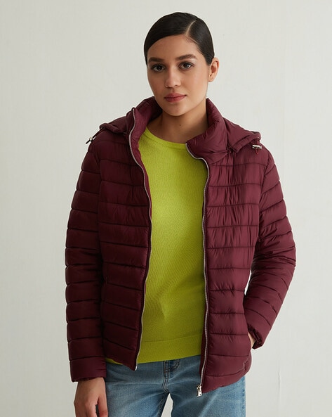 Buy Pink Jackets & Coats for Women by Cover Story Online | Ajio.com