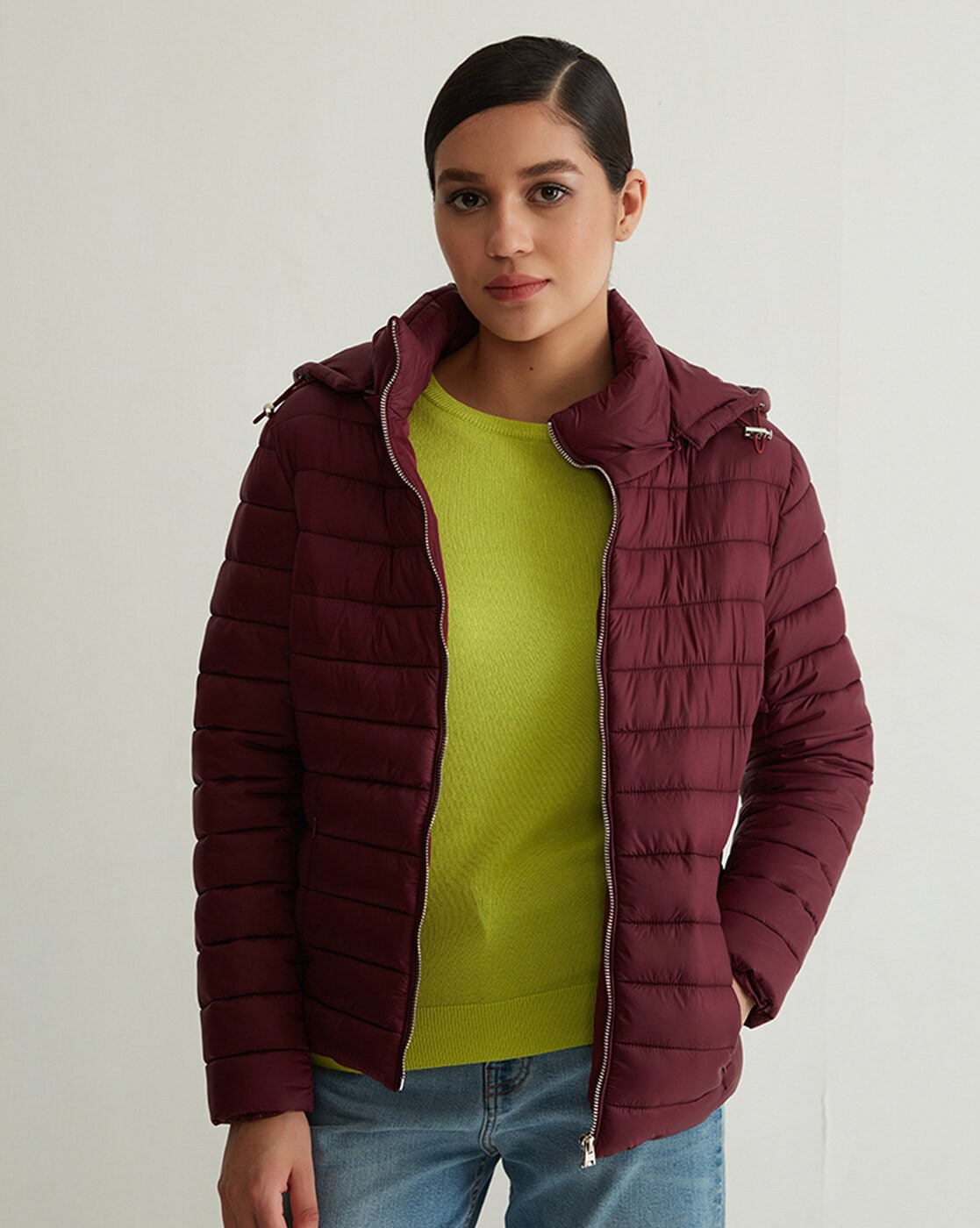 Buy Mustard Yellow Jackets & Coats for Women by Teamspirit Online | Ajio.com
