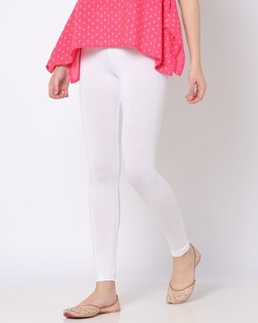 Buy ARIADNE Ankle Fit Legging for Women (90% Cotton & 10% Lycra) Girl's Mid  Rise Ankle Legging Baby Pink Colour XL Online at Best Prices in India -  JioMart.