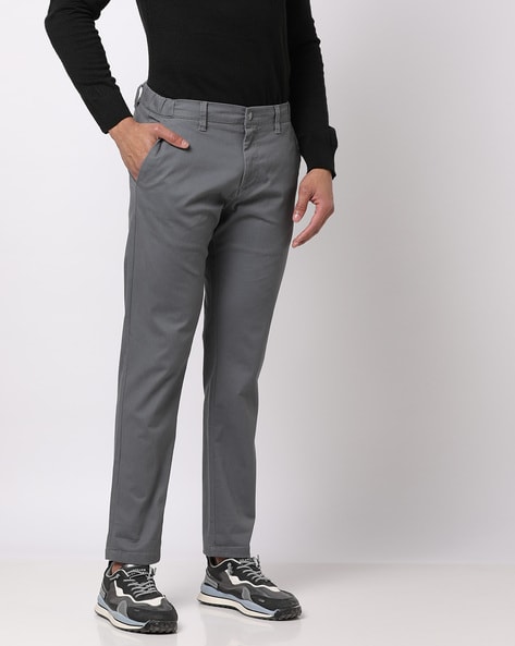 Slim Fit Chino trousers | Dark Grey | Jack & Jones®-vachngandaiphat.com.vn