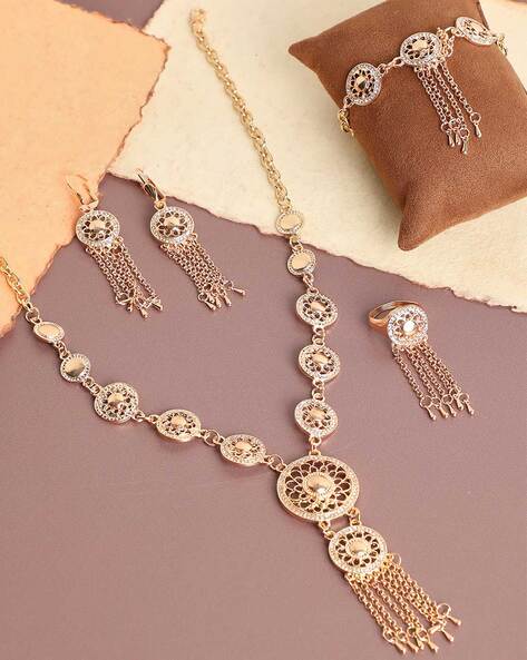 Buy Gold-Toned FashionJewellerySets for Women by SOHI Online