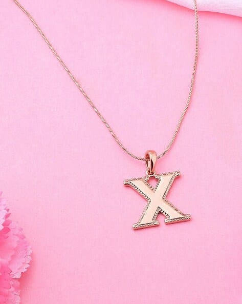Buy Rose Gold Necklaces Pendants for Women by Estele Online