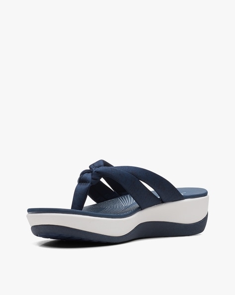 Buy Navy Blue Flat Sandals for Women by CLARKS Online Ajio