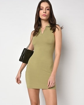 Buy Olive Green Dresses for Women by Koovs Online Ajio