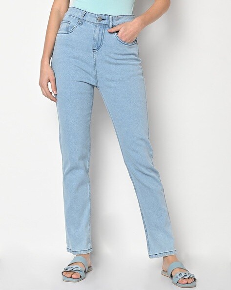Buy Koovs Regular Women Blue Jeans Online at Best Prices in India |  Flipkart.com