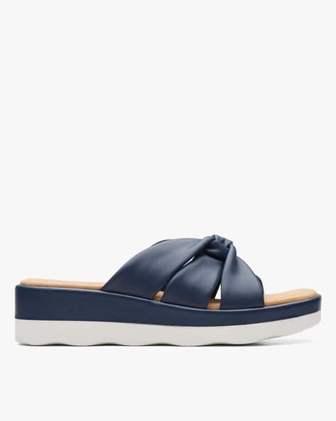 Buy Navy Heeled Sandals for Women by CLARKS Online