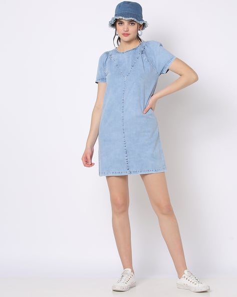 Lee Cooper Cotton Denim Shift Dress