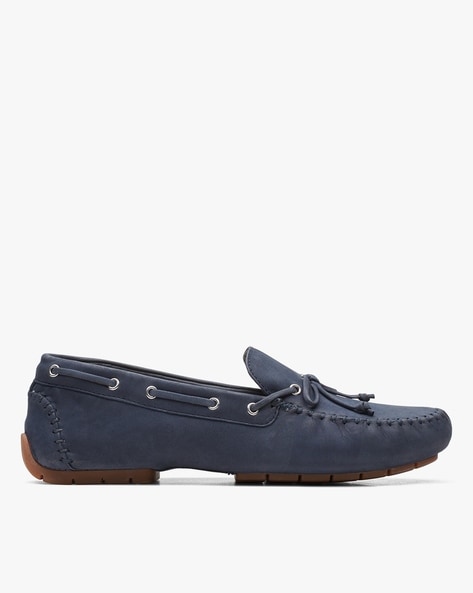 Clarks Boat Shoes with Tie-Ups