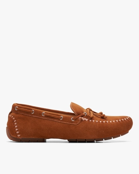 Clarks Boat Shoes with Tie-Ups