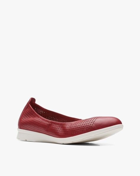 Clarks perforated clearance slip on