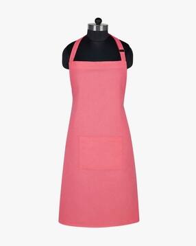 Cotton Apron with Patch Pocket-image-3