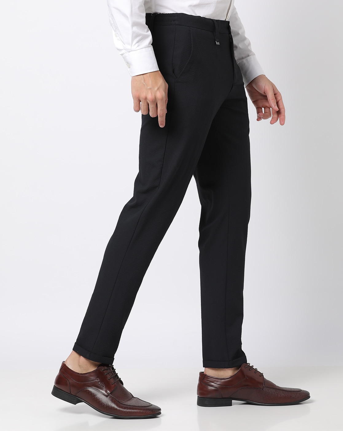 Buy Khaki Trousers & Pants for Men by Gabardine Online | Ajio.com