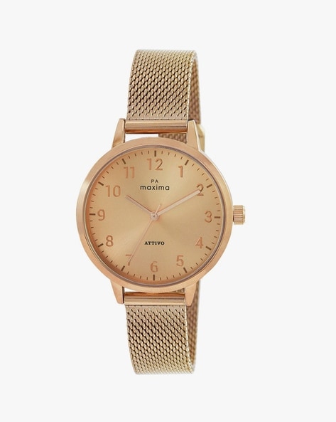 Maxima rose gold watches for womens hotsell