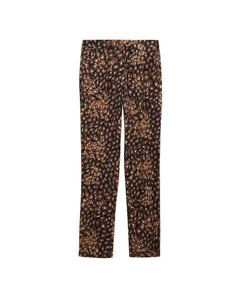 Wholesale Casual Garment Fashion Woman Trousers Leopard Print Pocketed  Women Wide Leg Pants  China Pants and Trousers price  MadeinChinacom