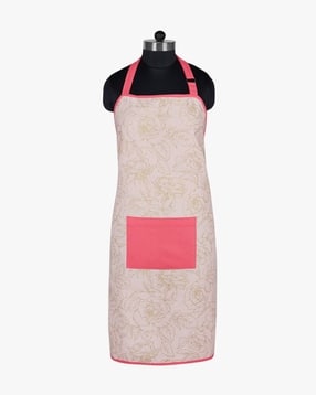 Floral Print Cotton Apron-image-11