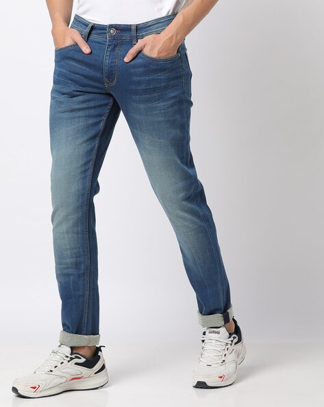 Men Mid-Rise Skinny Fit Jeans