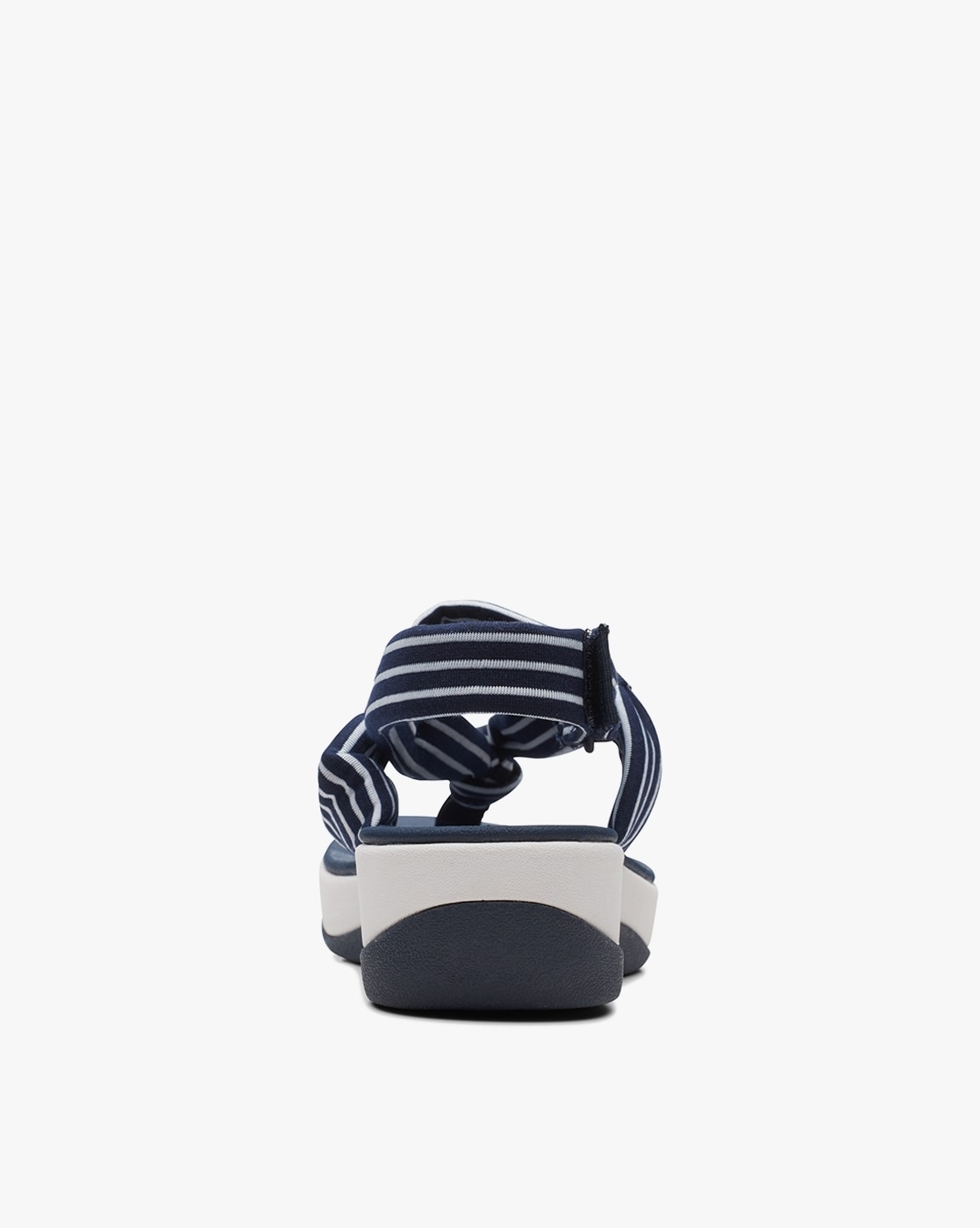 Navy and best sale white striped sandals