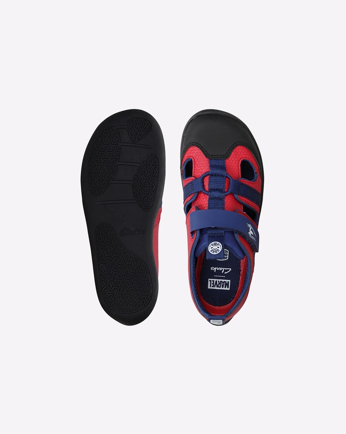 Spiderman Print Low Top Shoes with Velcro Closure