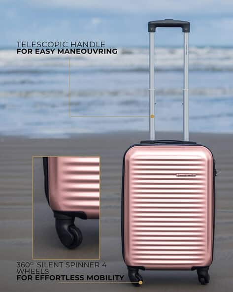 Rose Gold Ifly 20 Inch Luggage Fibertech Marble Hardside Luggage