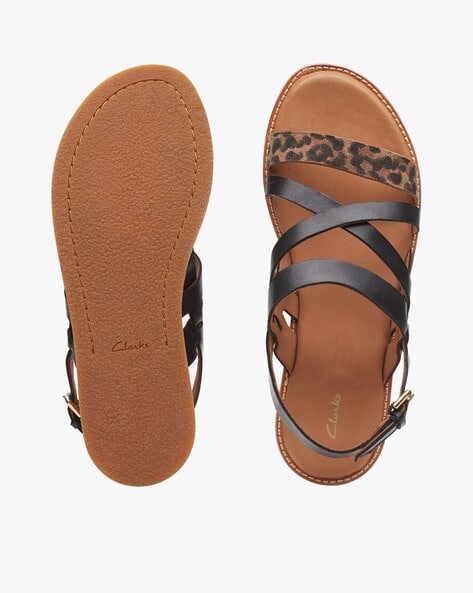 Clarks animal print sandals new arrivals