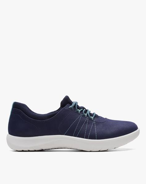 CLARKS Lace-Up Shoes with Contrast Sole