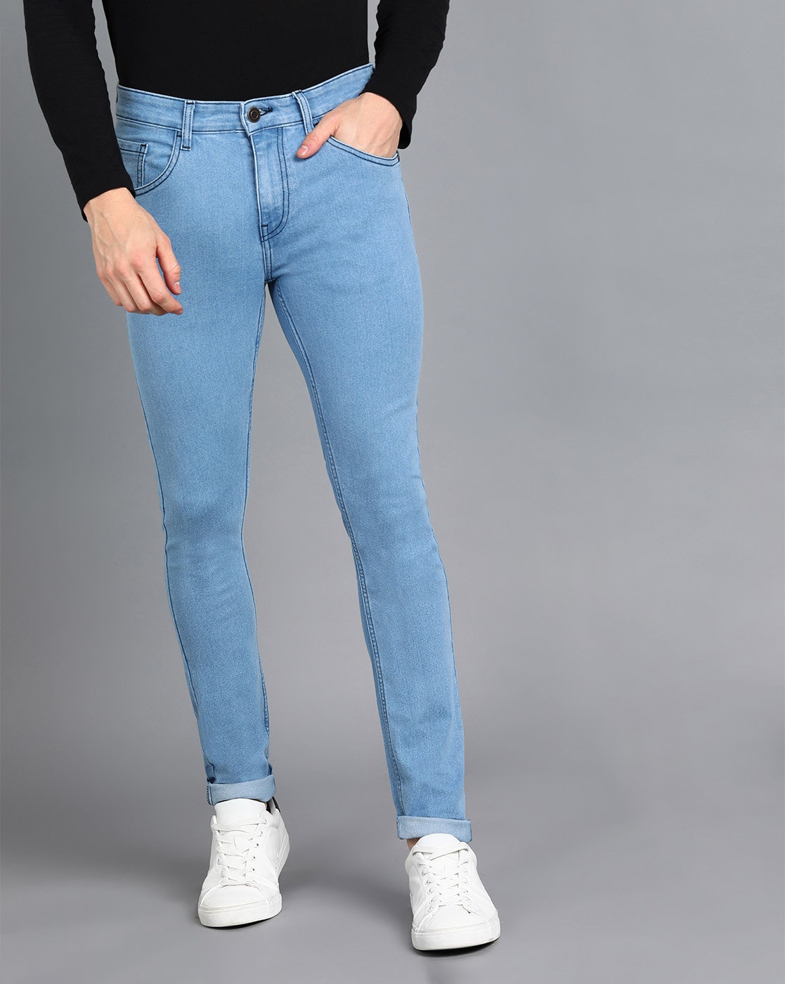 Buy Blue Jeans for Men by URBANO FASHION Online