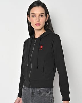 u.s. polo assn. Zip-Front Hoodie with Insert Pockets-picture-16