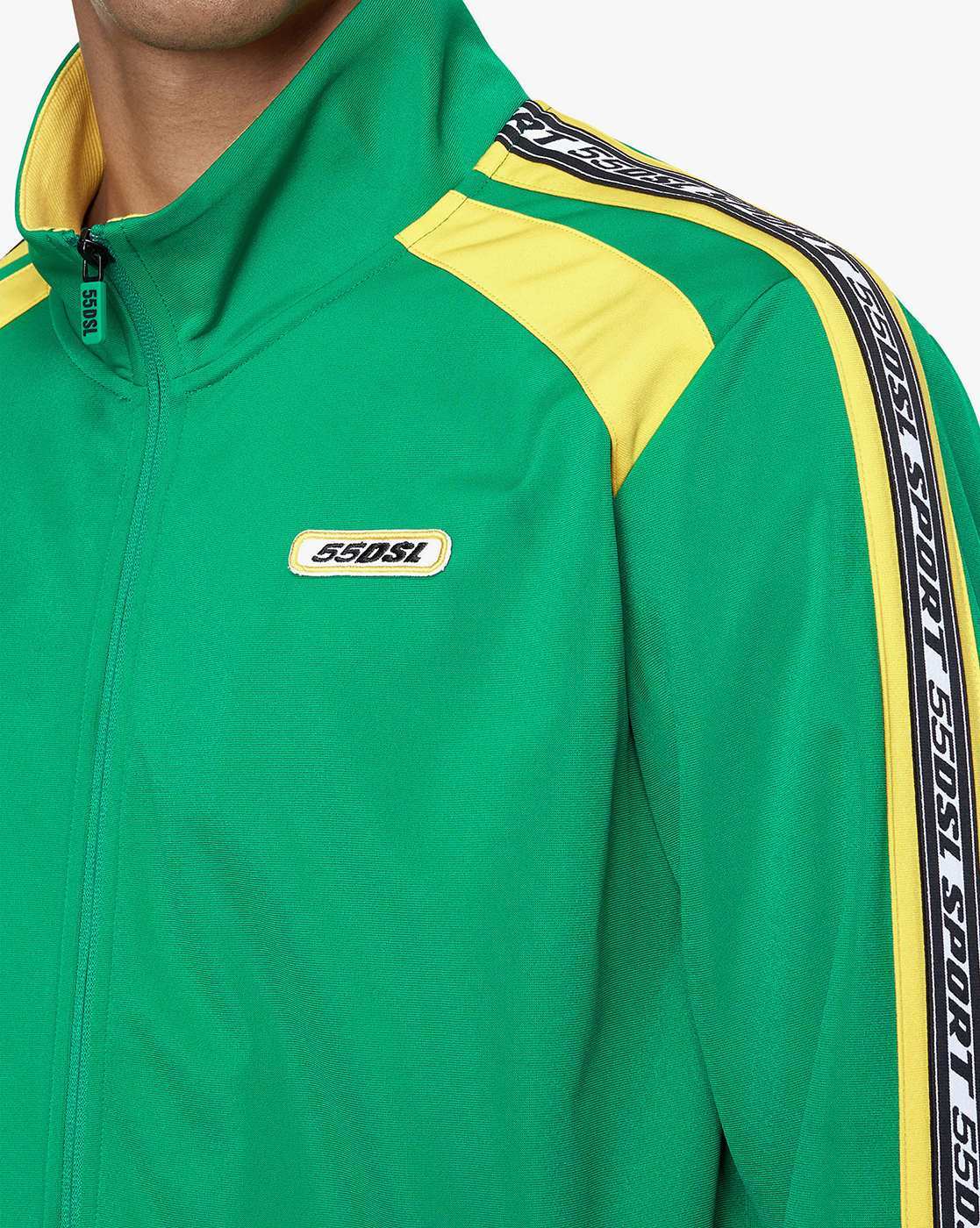 Buy DIESEL AMST-SMEETCH-WT09 Regular Jacket | Green Color Men | AJIO LUXE