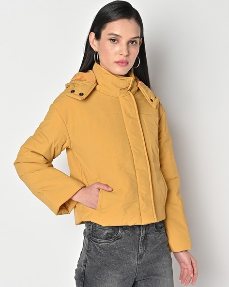 Buy Mustard Yellow Jackets Coats for Women by U.S. Polo Assn. Online Ajio