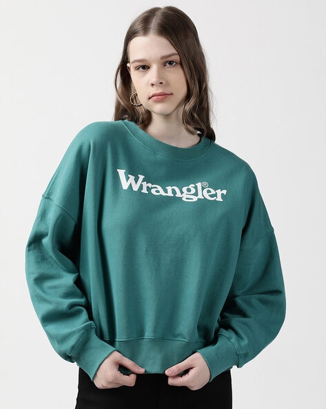 Wrangler on sale sweatshirt womens