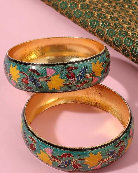 Meenakari deals bangles online