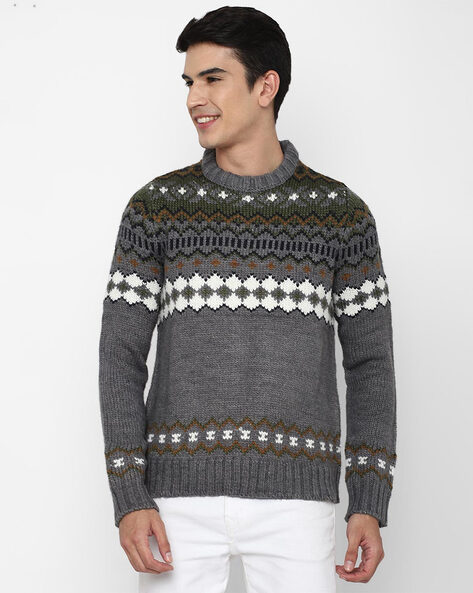 Grey american eagle clearance sweater