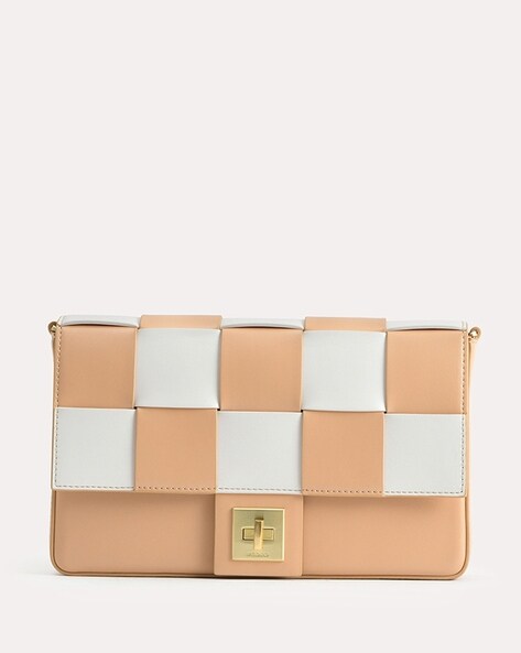 Beige PEDRO Icon Leather Shoulder Bag | PEDRO