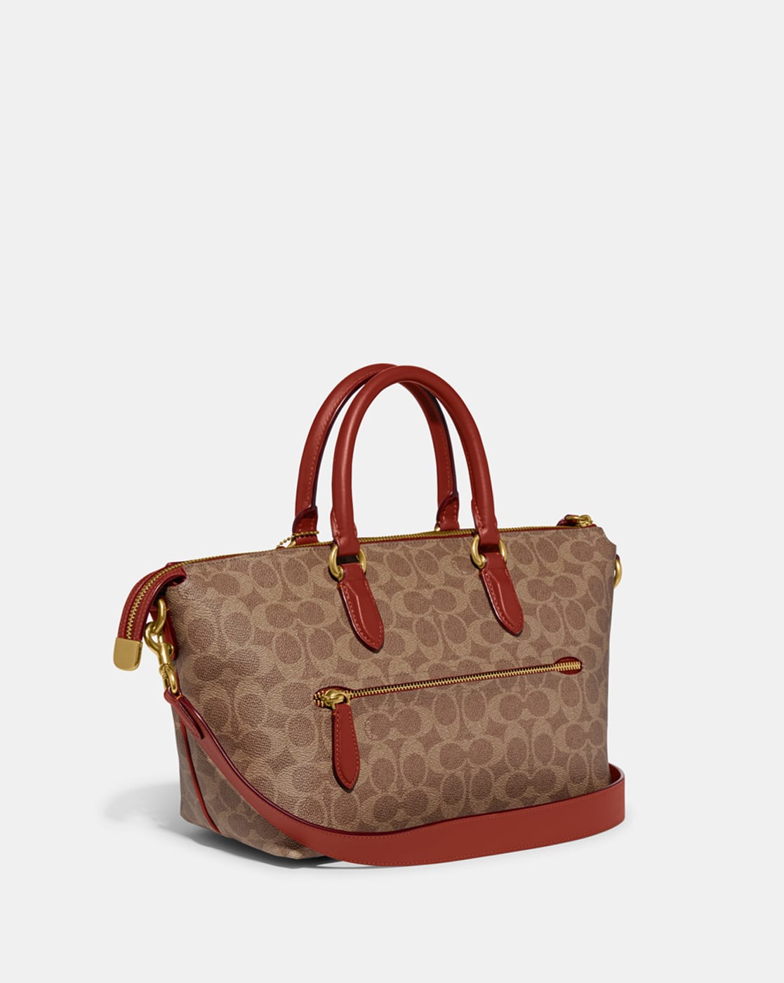 Buy Coach Cara Medium Satchel Bag Brown Color Women AJIO LUXE