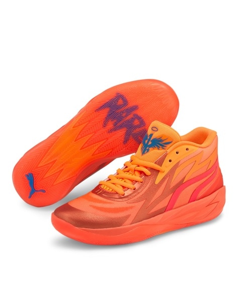 Puma orange basketball clearance shoes