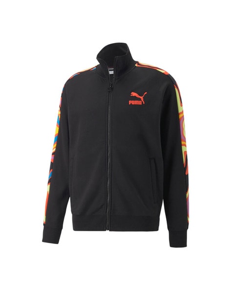 PUMA X P.A.M. PERKS AND MINI | Orange Men's Shell Jacket | YOOX