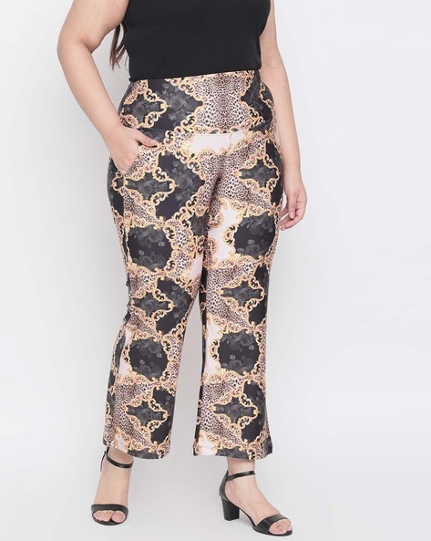 Leopard Spots High Rise Flare Pants | Windsor