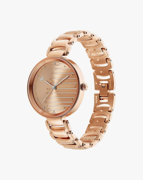 Fastrack golden watch hot sale