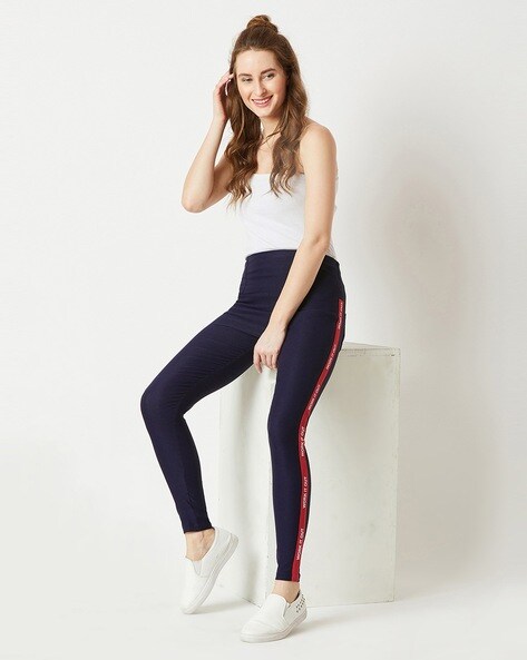 Buy Navy Blue Jeans & Jeggings for Women by MISS CHASE Online